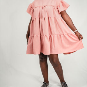 Tiered Pink Dress